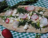 A picture of step 12 of Traditional Herb salad with bread and cheese OR Sabzi Khordan سبزی خوردن با نان و پنیر.