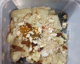 A picture of step 1 of Raw banana kofta in White gravy.