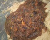 A picture of step 6 of Trinidad black fruit cake.