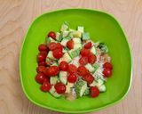 Pas rețetă Piept de pui cu bostănei și roșioare în friteuza cu aer 3 fotografie