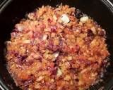 Foto del paso 18 de la receta Pollo en salsa confitada de cebolla roja y pimiento asado