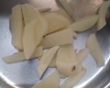A picture of step 3 of Potato fry.