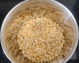 A picture of step 1 of Palak and broken wheat khichdi.