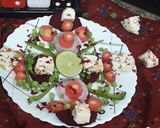 A picture of step 3 of Paneer salad.