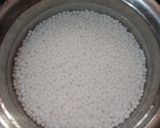 A picture of step 1 of Falihari sabudana tikki.