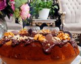 عکس مرحله 2 از دستور کیک اسفنجی شکلاتی با رویه شکلاتی خونگی🍫🍫