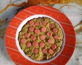 Foto langkah ke 6 dari resep Pizza Roti Tawar Matcha.