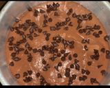 A picture of step 5 of Eggless Chocolate cake.