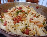A picture of step 4 of Pasta with vegies.
