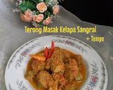 Foto langkah ke 4 dari resep 288.Terong Masak Kelapa Sangrai + Tempe.