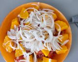 Foto del paso 7 de la receta: Ensaladilla de naranja con migas de bacalao de mi suegra