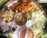 A picture of step 1 of Ugadi Pachadi.