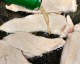 A picture of step 4 of My Chicken + Potatoes in A Creamy Mustard Sauce. 🥰 #Maimmeal.