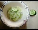 A picture of step 1 of Pickled cucumber sauce.
