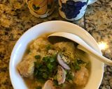 A picture of step 3 of Wonton Soup.