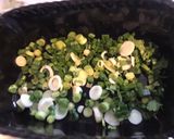 Une image de l'étape 5 de Truites aux oignons nouveaux,pignons de pin et citron confit.