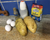 Foto del paso 1 de la receta: Tarta de espinacas y salsa blanca con base de papas