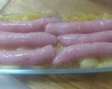 Foto del paso 3 de la receta: Pastel salado con patatas y salchichas de ave