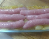 Foto del paso 3 de la receta: Pastel salado con patatas y salchichas de ave