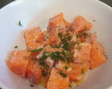 Foto del paso 1 de la receta: Brochetas de salmón y rape con marinados distintos