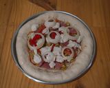 Foto langkah ke 8 dari resep Pizza Sosis.