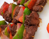 A picture of step 15 of Beef skewers.