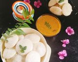 A picture of step 9 of Leftover rice idli 😋❤️.