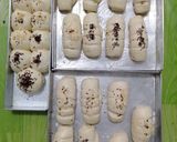 Foto langkah ke 5 dari resep Roti isi pisang coklat bread improver.