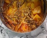 A picture of step 3 of Sangri Curry.