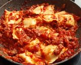 Foto del paso 6 de la receta Ravioli rellenos de gorgonzola con salsa de tomate y portobellos