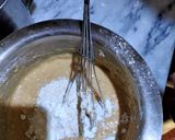 A picture of step 3 of Meethey pakorey.