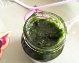 Medvehagyma pesto Sanyisan recept fázis 2 fotója