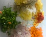 A picture of step 1 of Veg Bullets.