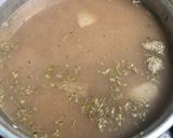 Hình bước làm 1 của món Lẩu bò (lá xách bò) nhúng mắm ruốc