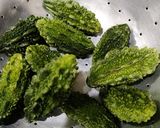 A picture of step 1 of Bharwa Karela (Stuffed Bitter Gourd).