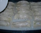 A picture of step 18 of Two Ways to Make Red Yeast Cabbage and Yellow Chive Dumplings (Boiled Dumplings + Potstickers).