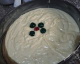 A picture of step 5 of Coconut cake with cherries.