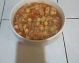 Foto del paso 4 de la receta: Guiso de lentejas con garbanzos 😋🍜