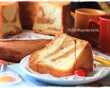 Foto langkah ke 7 dari resep Chiffon Marble Vanilla Mocca Super Lembutt dan Moist.