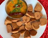 A picture of step 3 of Dal Baati.