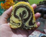 Foto langkah ke 7 dari resep Marmer cake ekonomis.