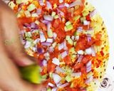 शेजवान मसाला पापड़(Schezwan masala papad recipe in Hindi) रेसिपी चरण 4 फोटो