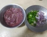 รูปขั้นตอนการทำที่ 1 ของ ลาบตับ