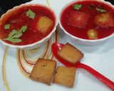 A picture of step 7 of Tomato & Beetroot Soup.
