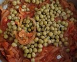 Foto del paso 3 de la receta: Colchón de arvejas con huevo