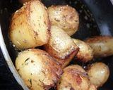 Une image de l'étape 2 de Cabillaud gratiné sur lit d'épinards et patates.