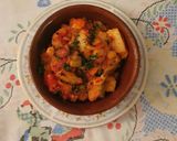 Foto del paso 6 de la receta: Bacalao con garbanzos y papa