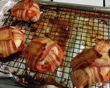 A picture of step 8 of Pork Tenderloin Bacon Burgers.
