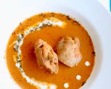 A picture of step 4 of Makkhan murg.