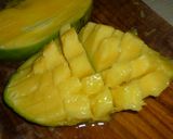 Citromkrém mangóval, szőlővel recept fázis 1 fotója